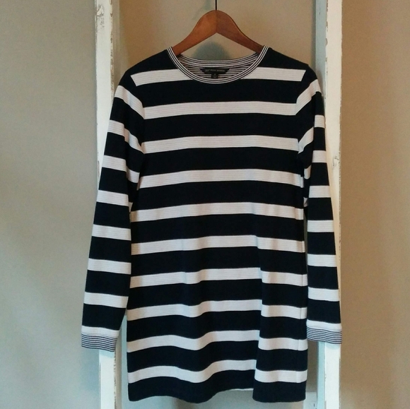 Brooks Brothers Striped Tunic Dress, Size S - Picture 1 of 5